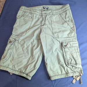 Polo Ralph Lauren Jean Co Green Cargo Shorts Women's Size‎ 8
